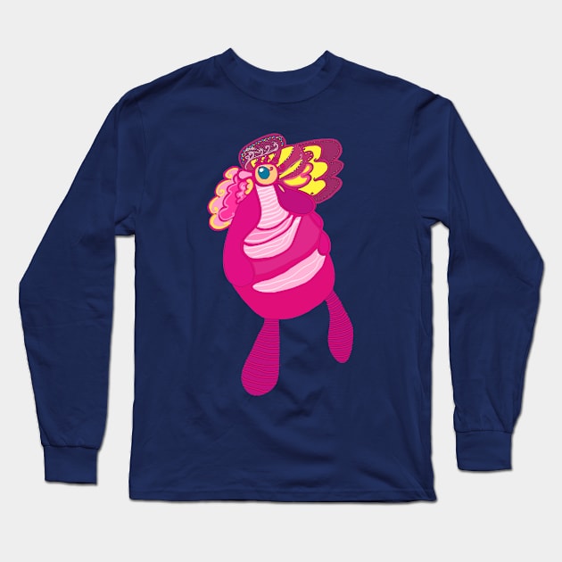 Strange Creature Long Sleeve T-Shirt by Manitarka